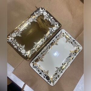 Ciroa Porcelain 9x6in Platters (Set of 2)